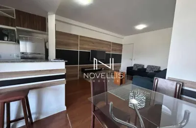 Apartamento com 1 dormitório para alugar, 57 m² por r$ 4.815,00/mês - jardim aquarius - são josé dos campos/sp