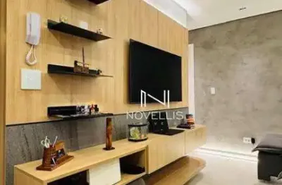Apartamento mobiliado com 2 dormitórios à venda, 56 m² por r$ 860.000 - jardim oswaldo cruz - são josé dos campos/sp