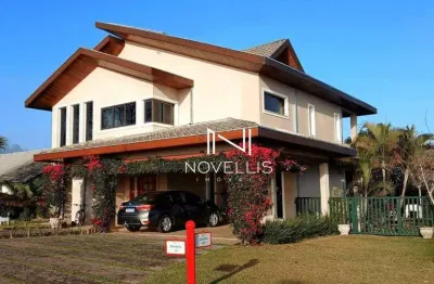 Casa com 3 suítes à venda, 480 m² por r$ 2.450.000 - jambeiro/sp
