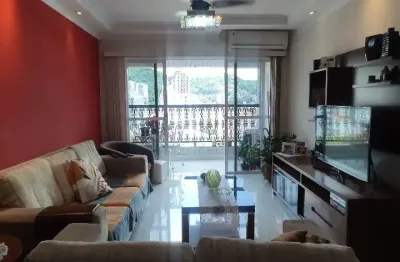 Apartamento com 3 quartos mais dependência , 162 m², à venda por r$ 850.000,00 - campo grande - santos/sp