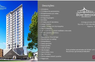 Apartamento com 2 quartos à venda na rua 442 (d2) (d3), 885, morretes, itapema por r$ 679.000