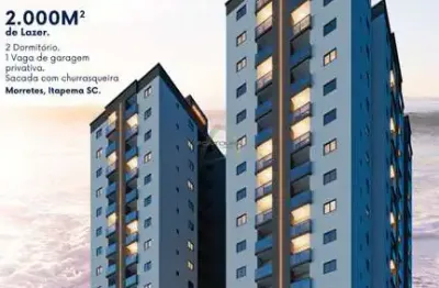 Apartamento com 2 quartos à venda na rua 406 g6 (d2), 767, morretes, itapema por r$ 670.000