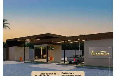 Terreno  gramado condomínio de chácaras o maior da região de alumínio sp