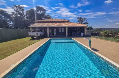 Chácara em condomínio fechado em mairinque, com 3 dormitórios (1 suíte), piscina, vista espetacular