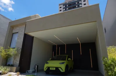 Casa terrea 3 suites em condominio fechado - moderna e automatizada