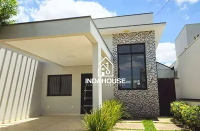 Casa com 3 dormitórios para alugar, 105 m² por r$ 4.768,50/mês - jardim park real - indaiatuba/sp