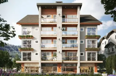 Apartamento 2 quartos sendo 2 suítes para venda no bairro vale das montanhas em gramado