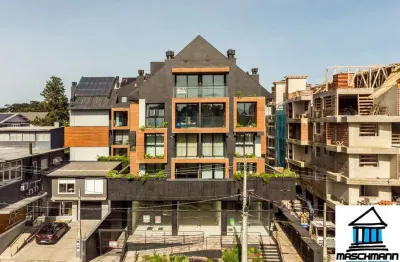 Apartamento 1 dormitório com enorme terraço terraço em canela/rs