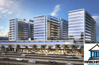 Sala exclusiva no max plaza, com 35 m² privativos, vaga de garagem e uma vista externa deslumbrante.