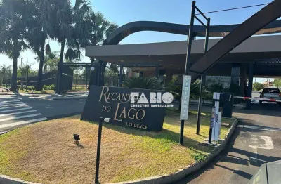 Terreno em condomínio fechado à venda na Avenida Cecconi e Gerosa, 100, Loteamento Recanto do Lago, São José do Rio Preto