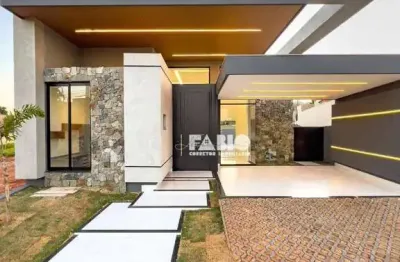 Casa em condomínio fechado com 3 quartos à venda na Rua Anuar Fauaz, 100, Condomínio Vilage La Montagne, São José do Rio Preto
