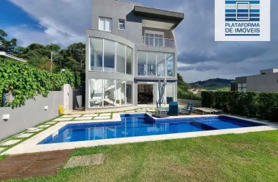 Casa com 4 dormitórios à venda, 401 m² por r$ 3.200.000,00 - condomínio residencial campos do conde - bragança paulista/sp