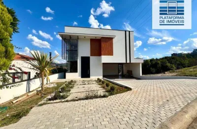 Casa com 3 dormitórios à venda, 290 m² por r$ 3.200.000,00 - condomínio vale das águas - bragança paulista/sp