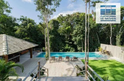 Casa com 6 dormitórios à venda, 800 m² por r$ 6.300.000,00 - condomínio coqueiral - trancoso/ba
