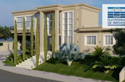 Casa com 4 dormitórios à venda, 473 m² por r$ 3.500.000,00 - condomínio residencial sete lagos - itatiba/sp