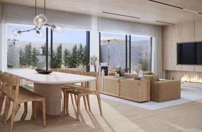 Casa em condomínio fechado com 3 quartos à venda na rua josé américo tizoni, 341, campo comprido, curitiba, 197 m2 por r$ 1.394.179