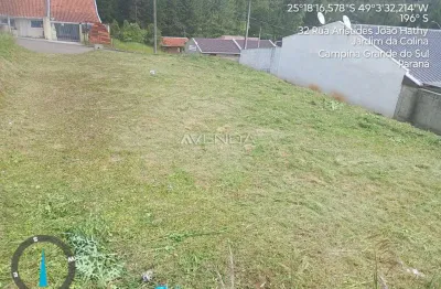 Terreno à venda na avenida joão de assunção, 372, jardim colina, campina grande do sul, 375 m2 por r$ 195.000