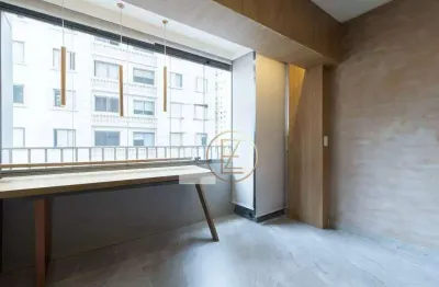 Studio com 1 dormitório para alugar, 33 m² por r$ 4.125/mês - vila nova conceição - são paulo/sp