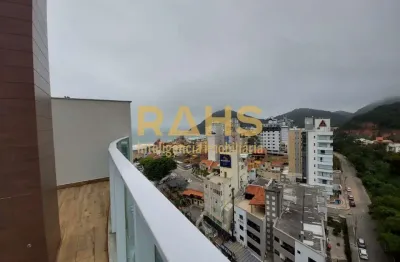 Cobertura duplex na praia brava com vista mar, 4 suítes e 5 vagas.