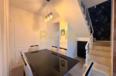 Casa em condomínio fechado semimobiliada no bairro bom retiro - joinville/sc