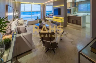 Apartamento mobiliado e decorado na praia brava com 4 suítes