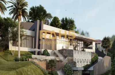 Belíssima casa plana em fase de construção com 3 suítes mais 1 quarto à venda no melhor do bairro boa vista em joinville - sc por r$ 3.850.000,00.