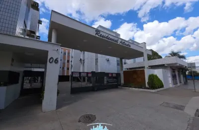Código 4552 - aluga apartamento na rua lorena, bairro caravelas, terceiro andar, sem elevador, 03 quartos, sendo 01 suíte com guarda roupa, sala/copa com sacada, cozinha com armário, área de serviço c