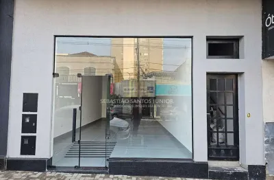 Sala comercial no centro de cornélio procópio, 102m² para alugar