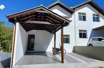 Casa nova com 02 dormitórios (01 suíte) em condomínio - santo antônio de lisboa / florianópolis