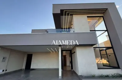 Sobrado alto padrão com fachada imponente para alugar - condomínio bellevie – cambé/pr