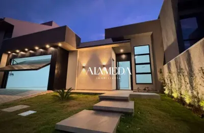 Casa com piscina e 3 quartos sendo 1 suíte para alugar, 137 m² por r$ 5.800/mês - morada das flores- cambé/pr