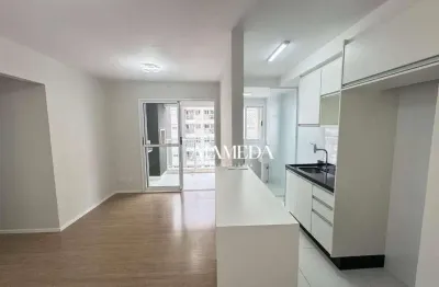 Apartamento com 3 quartos sendo 1 suíte armário na cozinha e suíte para alugar, 71 m² por r$ 3.350/mês - jardim presidente - londrina/pr