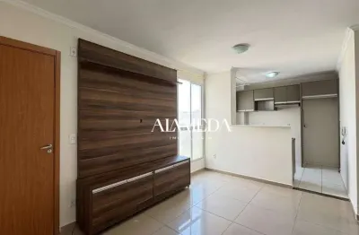 Apartamento com 2 quartos para alugar, 45 m² por r$ 980/mês - jardim maria luiza - londrina/pr