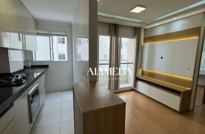 Apartamento completo em armários com 2 quartos para alugar, 48 m² por r$ 2.200/mês - gleba palhano - londrina/pr