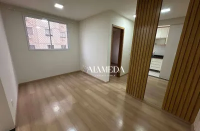 Apartamento com 2 quartos armário na cozinha próximo utfpr região leste para alugar, acquaville - londrina/pr