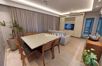 Apartamento com 2 quartos e 1 escritório para alugar, 98 m² por r$ 2.900/mês - jardim higienópolis - londrina/pr