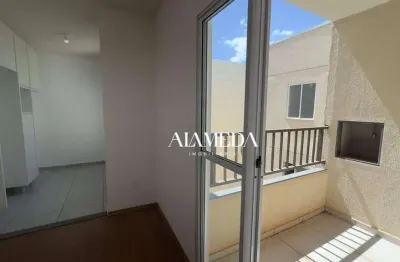 Apartamento com 2 quartos, cozinha planejada e sacada para alugar, 47 m² por r$ 1.300/mês - acquaville - londrina/pr