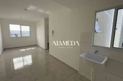 Apartamento com 2 quartos para alugar, 43 m² por r$ 750/mês - cinco conjuntos - londrina/pr