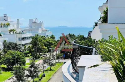 Cobertura com 3 dormitórios à venda, 389 m² por r$ 12.000.000,00 - jurerê - florianópolis/sc