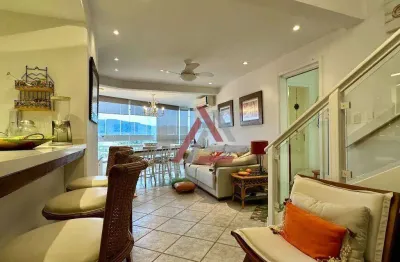 Apartamento duplex com 4 quartos à venda, 186 m² por r$ 2.350.000 - jurerê internacional - florianópolis/sc