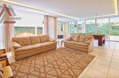 Casa com 6 qurtos à venda, 405 m² por r$ 6.000.000 - jurerê internacional - florianópolis/sc