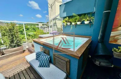 Cobertura com 4 quartos à venda, 210 m² por r$ 4.500.000 - jurerê tradicional - florianópolis/sc