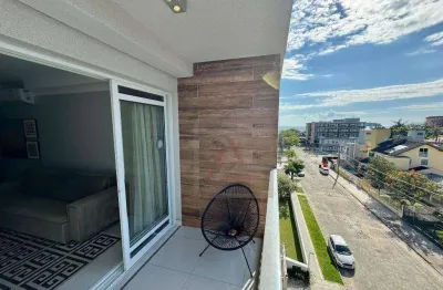 Apartamento com 2 suítes à venda, 80 m² por r$ 2.270.000 - jurerê - florianópolis/sc