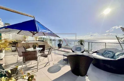 Cobertura com 3 suítes à venda, 260 m² por r$ 4.850.000 - joão paulo - florianópolis/sc