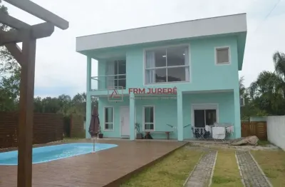 Casa em condomínio fechado com 1 quarto à venda na rua das goiabas, 2850, vargem grande, florianópolis por r$ 1.990.000