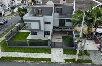 Sobrado de esquina com 03 dormitórios localizado no bairro atuba em curitiba