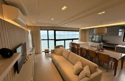 Apartamento frente mar com 3 suítes à venda, 137 m² por r$ 4.100.000 - centro - balneário piçarras/sc