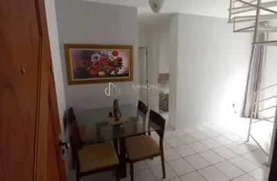 Cobertura a venda mobiliado com 3 quartos tem 75m2, cond. monet life 3 em caji - lauro de freitas-ba