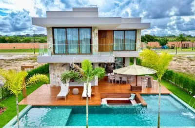 Casa em condomínio fechado com 6 quartos à venda na Rodovia Ba-099, 01, Guarajuba, Camaçari