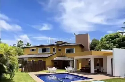 Casa em condomínio fechado com 5 quartos à venda na Ba-099 - Estrada Do Côco, Km 08, Rodovia, 1, Praia de Busca Vida, Camaçari